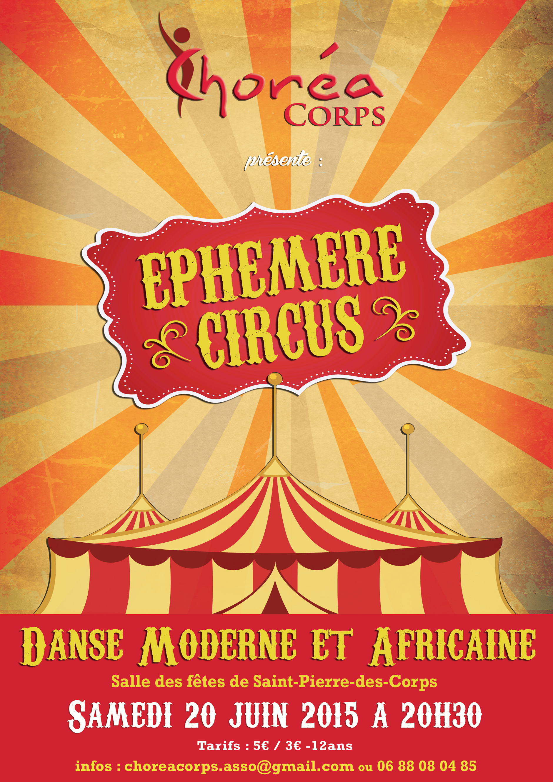 chorea corps danse affiche spectacle 2014 ephemere circus