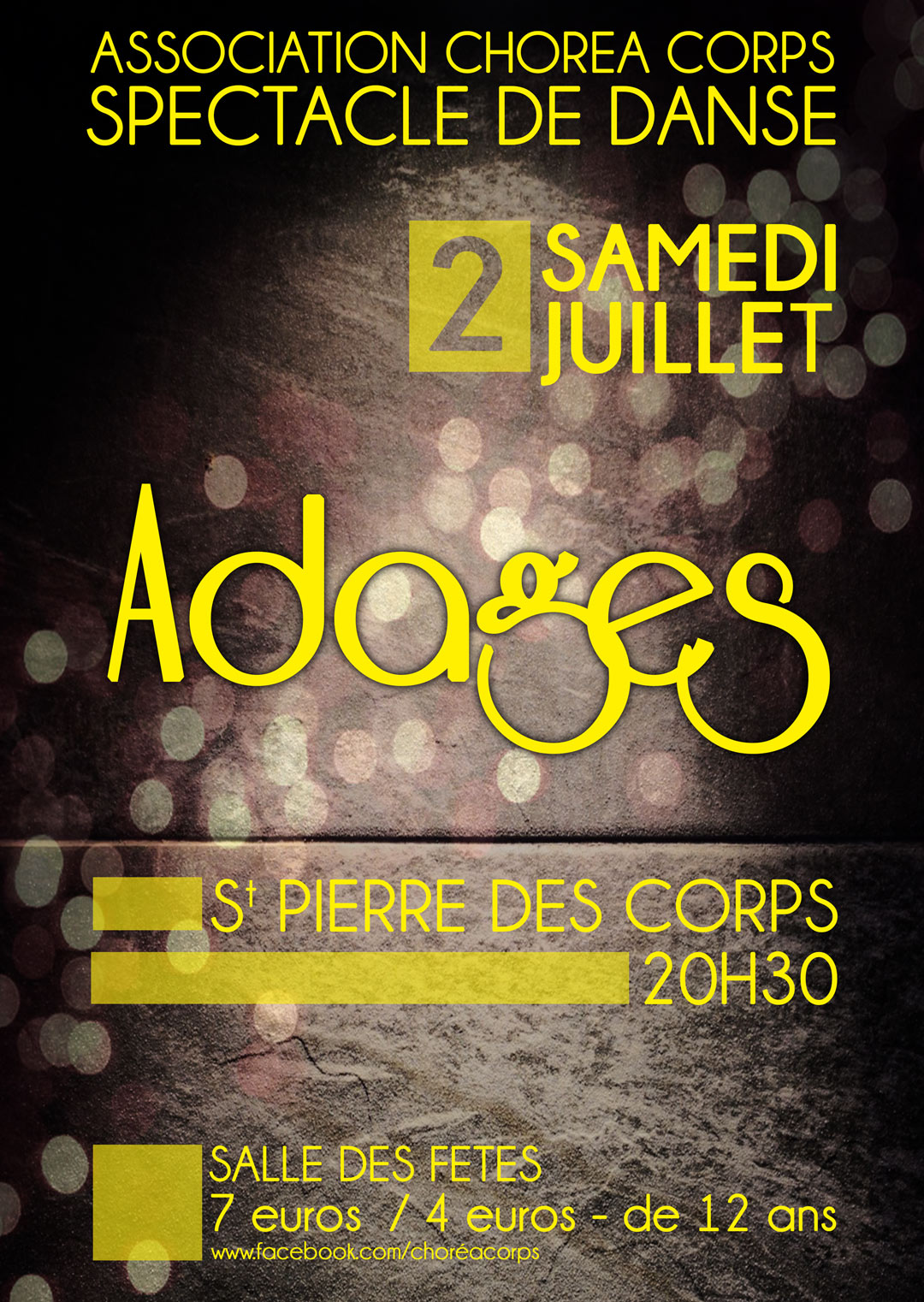 chorea corps danse affiche spectacle 2022 adages