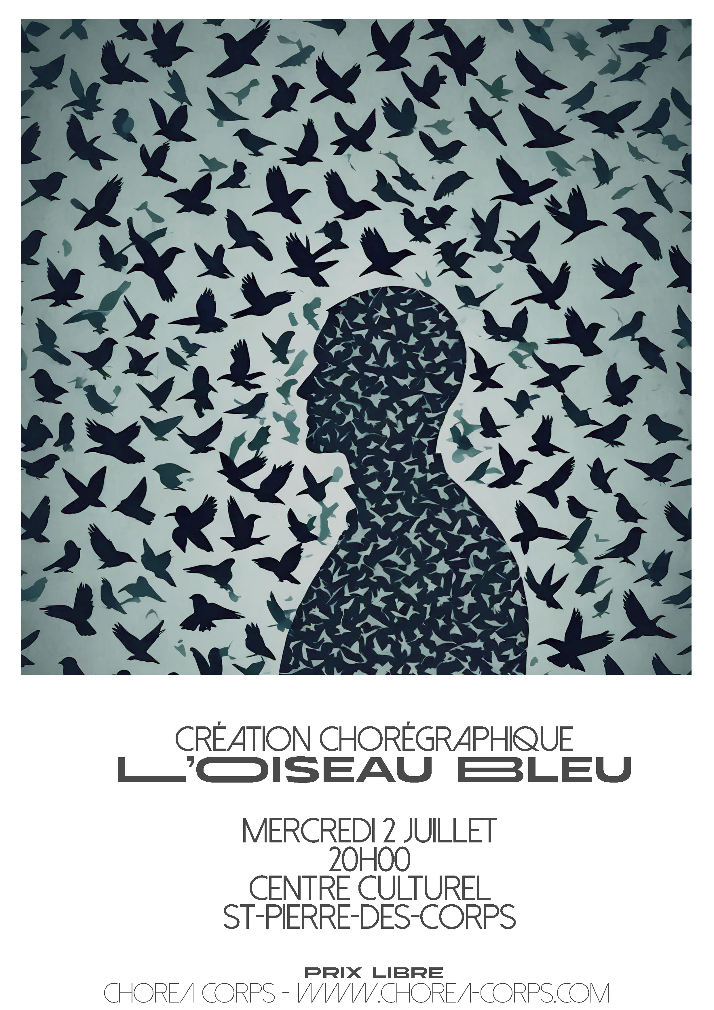 chorea corps danse spectacle 2025 oiseau bleu saint pierre des corps atelier chorégraphique création danse contemporaine